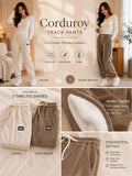 Cozy Corduroy Track Pants