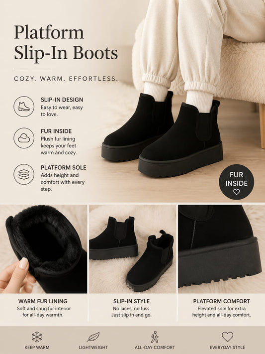 Cozy Chiic Platform Boot