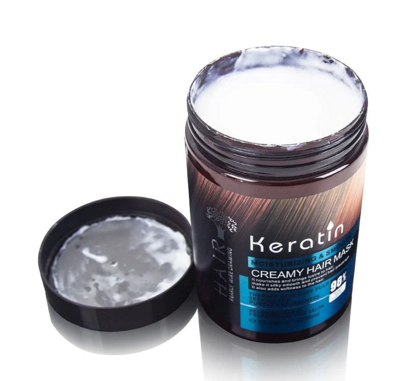 Keratin Hair Shampoo, Conditioner and Mask Set