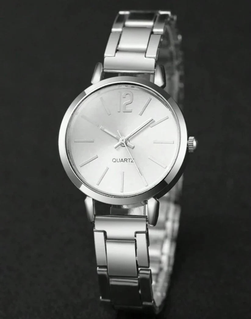 The Sofia Stainless Steel Watch & Bracelet Set