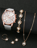 Elegant Roman Quartz Watch Set